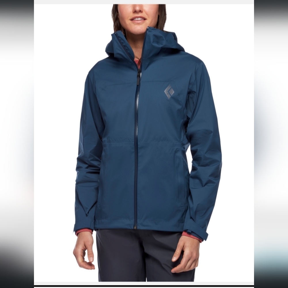 NWT Black Diamond Stormline Jacket XS Ink Blue